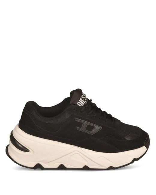 DIESEL Black S-Savannah Lace-Up Chunky Sneakers