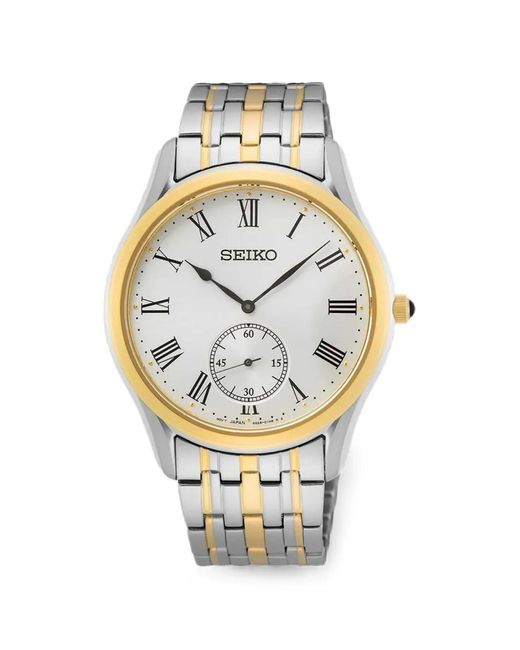 Seiko Essentials Mm Horloge in het Metallic voor heren