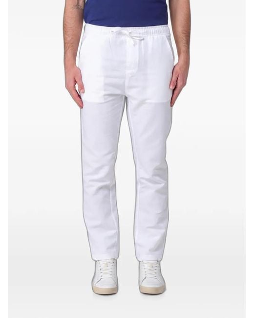 Colmar White Drawstring-Waist Trousers for men