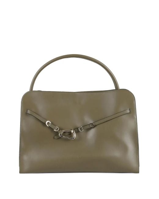 BIASIA Metallic Maxi Non-Stopp Tote Bag Mit Spangenverschluss
