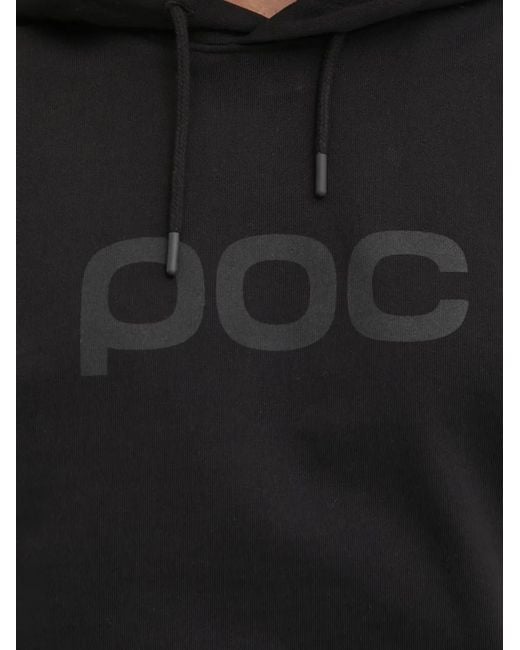 Poc Black Logo Hoodie for men