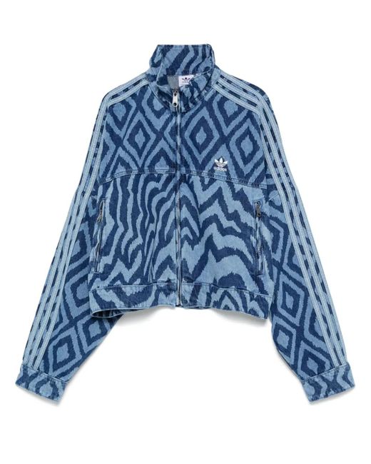 Adidas Blue X Farm Rio Denim Jacket
