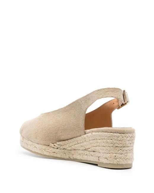 Castaner Natural 50Mm Dosalia Slingback Espadrilles