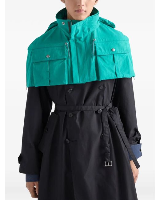 Prada Jas Van Katoenblend in het Black voor heren