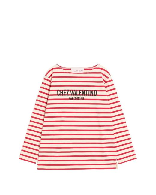 Valentino Garavani Red Chez -Print T-Shirt