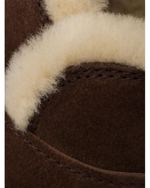 Prada Brown Suede Loafers