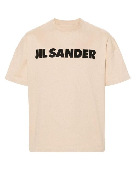 メンズ Jil Sander ロゴ Tシャツ Natural