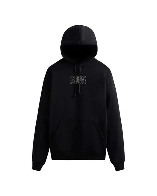 Kith Black Hoodie Spider- À Logo for men