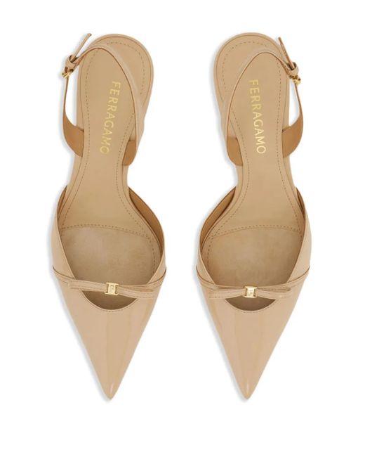 Ferragamo Natural Slingback