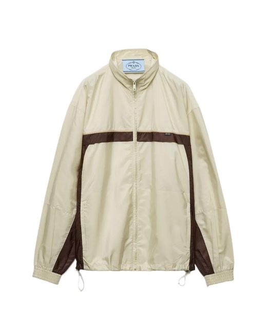Prada Natural Lightweight Re-Nylon Jacket