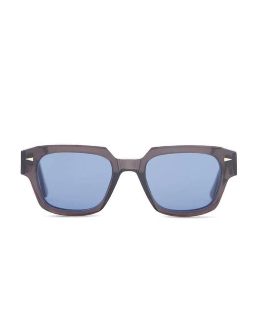 Ahlem Blue Rivoli Rectangle Sunglasses for men