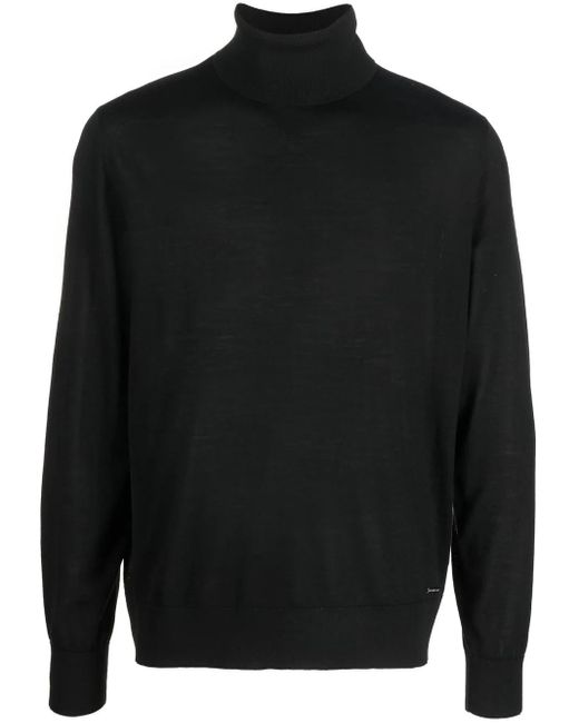 Pull En Laine À Col Roulé DSquared² pour homme en coloris Black