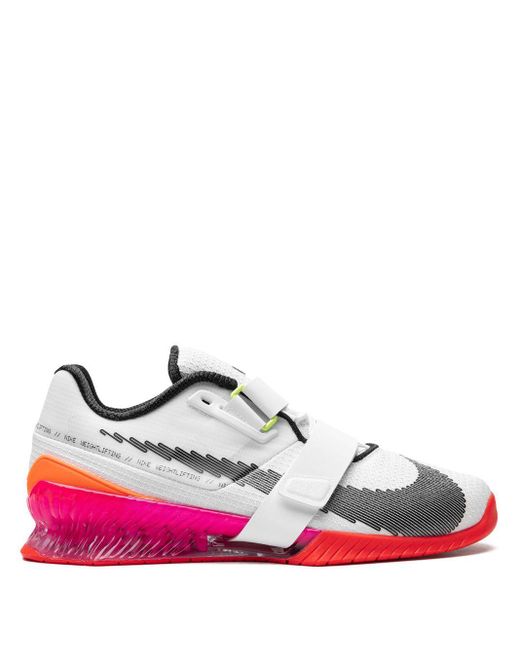Nike Pink Romaleos 4 Se "white Crimson" Sneakers for men