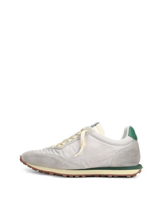 4b12 White Panelled Sneakers for men