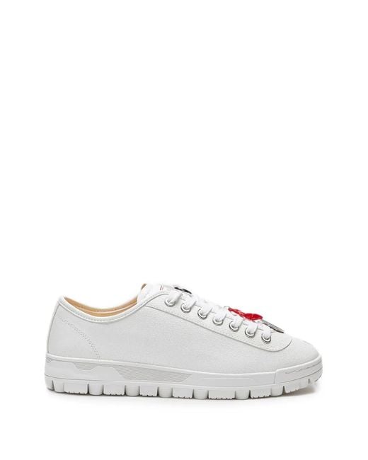 LILI CURIA White Baskets June En Cuir