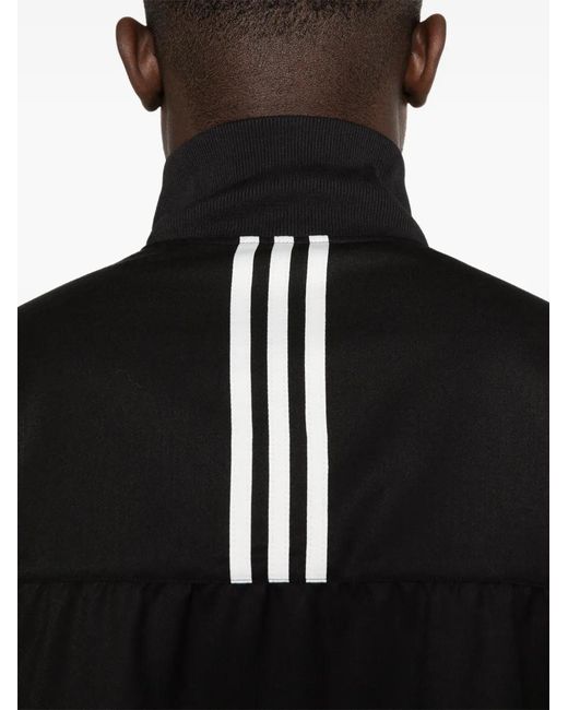 Y-3 Black Zip-Up Coat for men