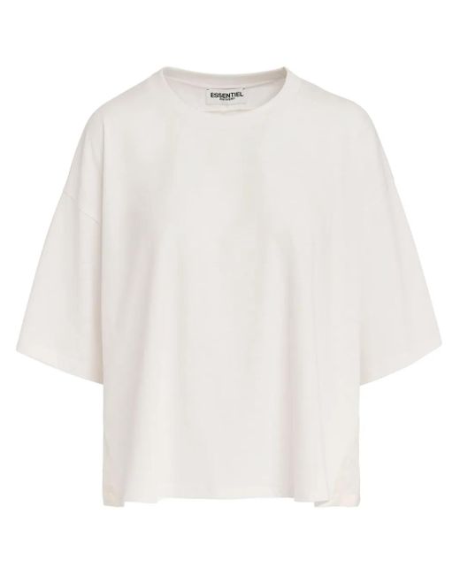Essentiel Antwerp White Grovel T-Shirt