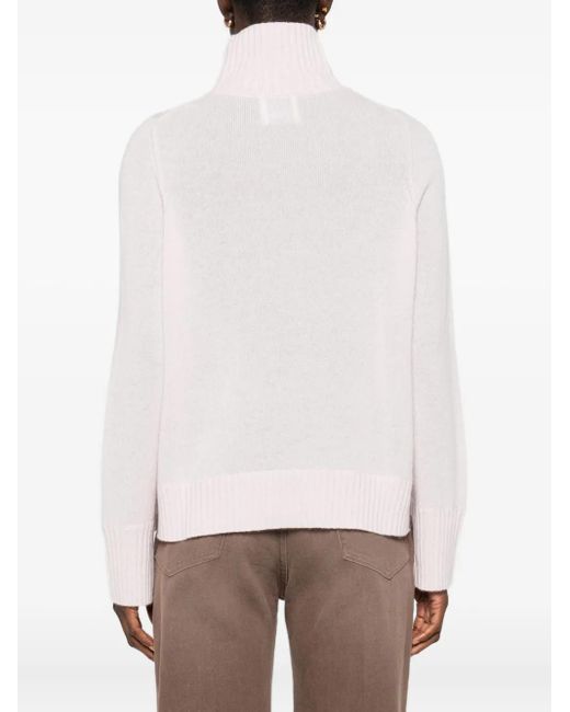 Allude タートルネック カシミアセーター Pink