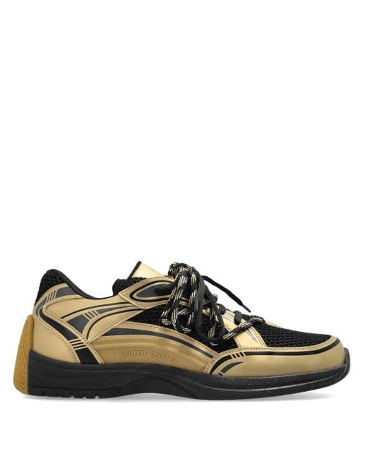 Giuseppe Zanotti Metallic Gz-Trail Sneakers for men