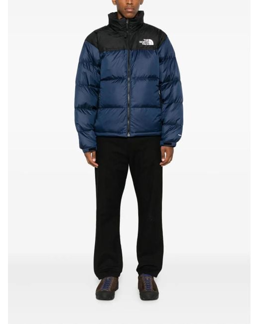 The North Face Blue Quilted Puffer Jacket for men