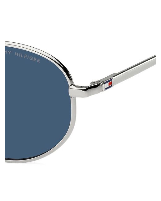 Tommy Hilfiger Blue Logo-Print Sunglasses