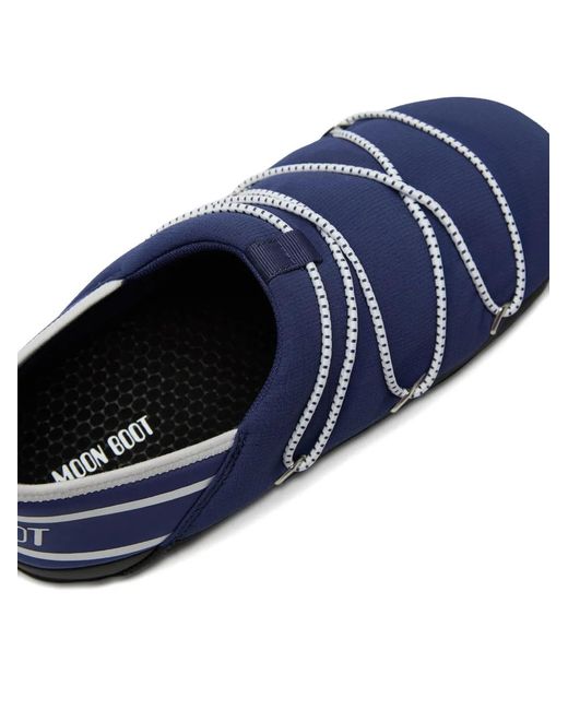 Moon Boot Blue Icon Slippers