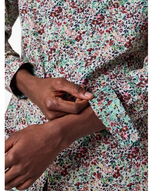 Paul Smith Natural Slim-Fit Multicolour Ditsy Floral Print Shirt for men