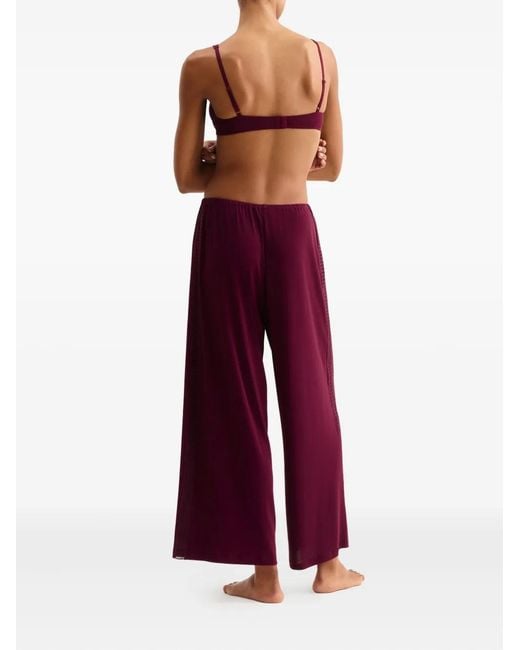 Eres Purple Valérie Graph Underwire Triangle Bra