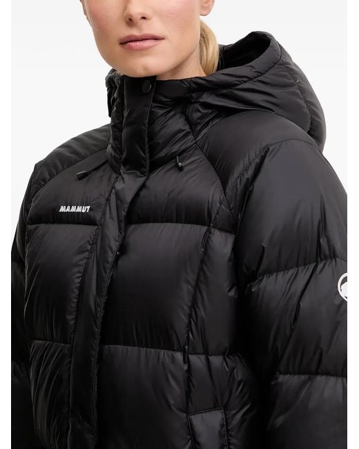 Mammut Black Doudoune À Logo Imprimé