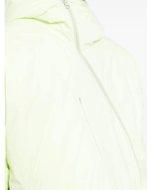 Post Archive Faction PAF White Off-Centre Padded Jacket for men