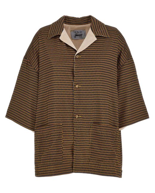 Indacum Brown Reversible Shirt for men