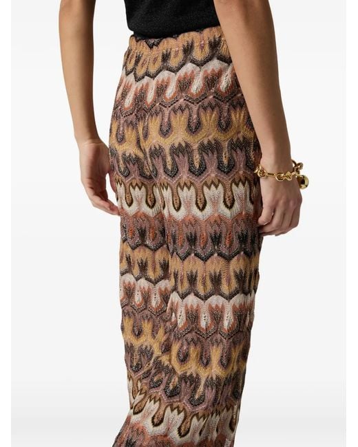 Missoni Natural Patterned Trousers
