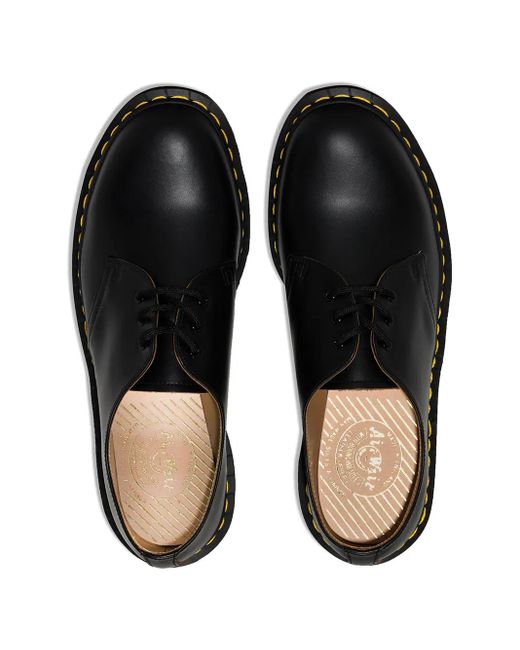 Dr. Martens Black 1461 Vintage Low-Top Derby Shoes for men