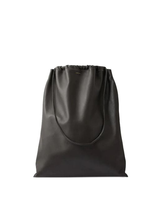 Soeur Black Sia Drawstring Tote Bag