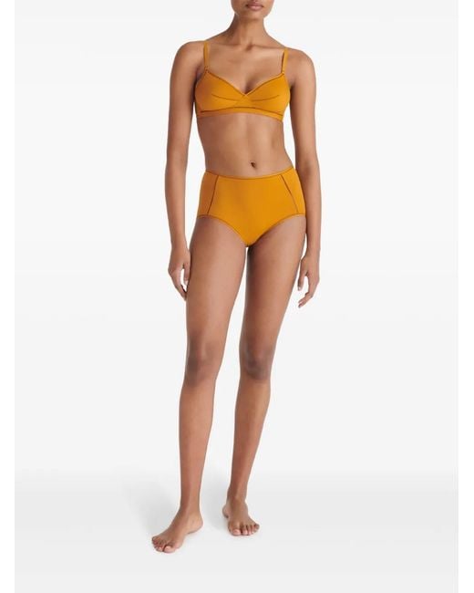 Eres Orange Lydia Soyeuse Wireless Triangle Bra