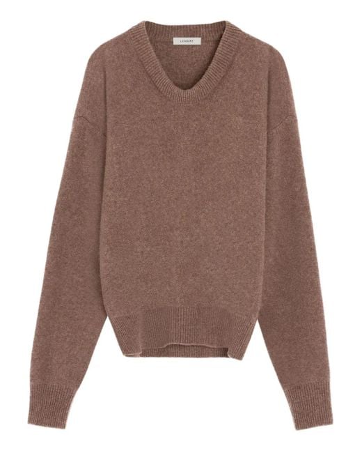 Lemaire Pullover mit V-Ausschnitt in Brown für Herren