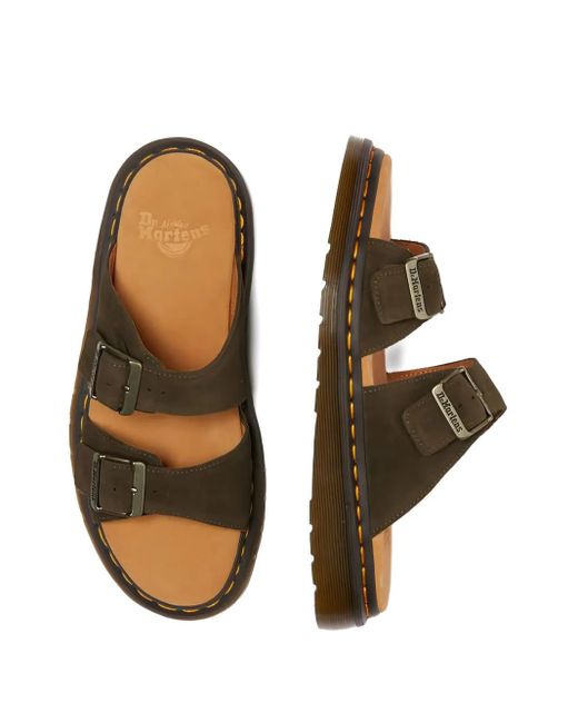 Dr. Martens Suède Sandalen in het Brown voor heren