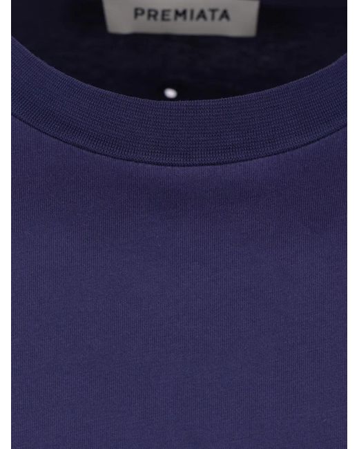 Premiata Blue Logo-Print T-Shirt for men