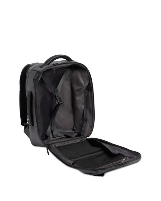 Piquadro Green Logo-Patch Expandable Backpack for men