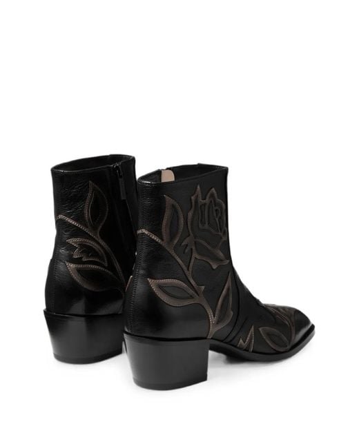Jimmy Choo Black Wilder Boots for men