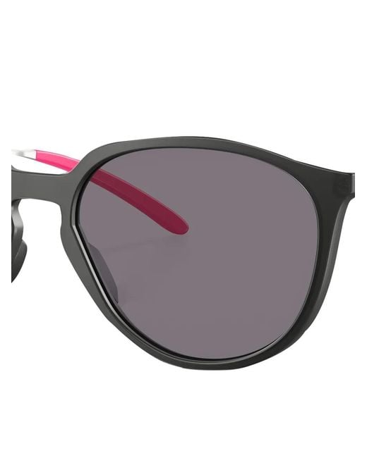 Oakley Gray Round-Frame Sunglasses