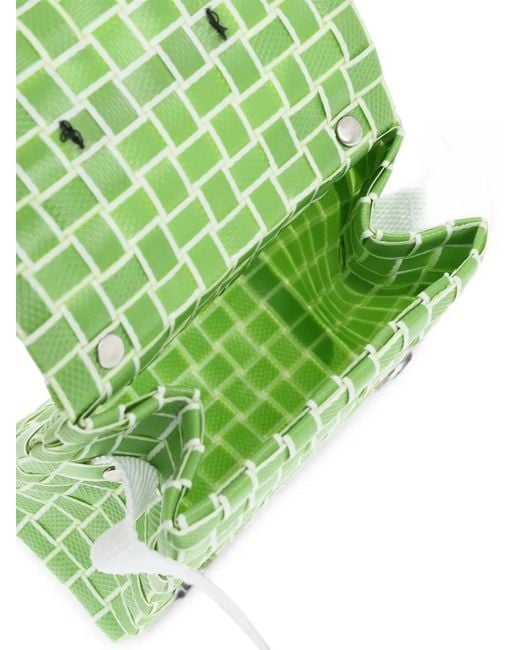 Marni Green Mini Joy Woven Bag