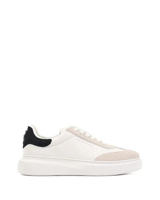 Karl Lagerfeld White Logo-Detail Sneakers for men