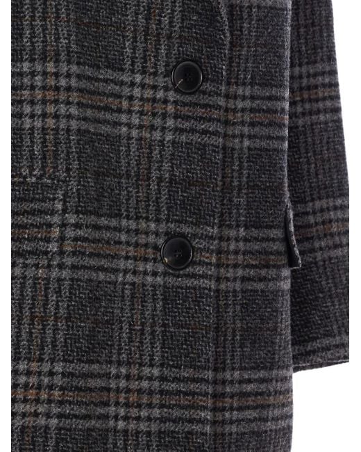 Isabel Marant チェック シングルコート Black