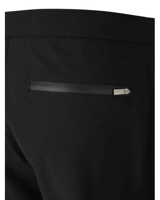 Herno Black Zip-Pocket Trousers for men