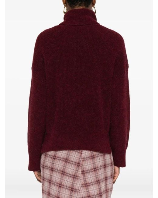 Maglione A Collo Alto Alphagz di Gestuz in Red