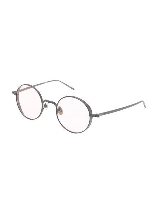 Matsuda Natural Round-Frame Sunglasses