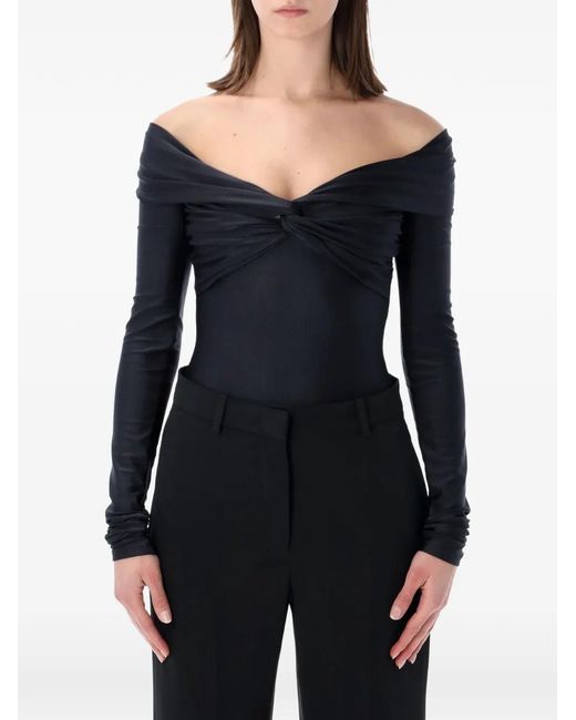 ANDAMANE Black Kendall Twisted Bodysuit