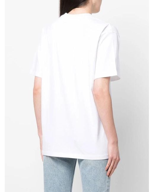 Off-White c/o Virgil Abloh White Cut-Out Cotton T-Shirt