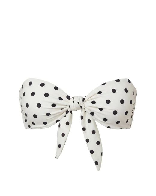 Nicholas White Naia Knot Bikini Top